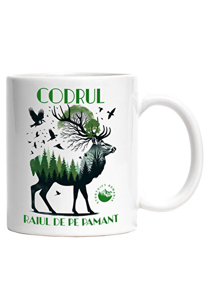 StoryGift Romania Cana codrul este raiul de pe pamant, natura, camping, 330ml...