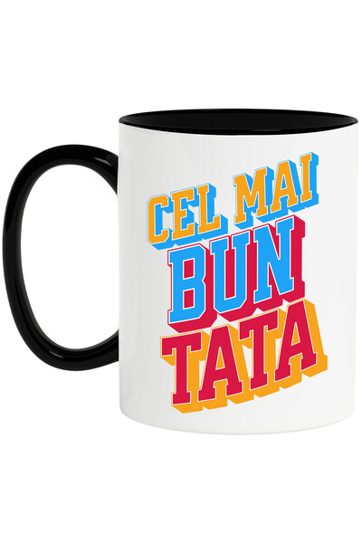 StoryGift Romania Cana cu Mesaj Stil Jocuri Video Copii Text Cel mai Bun tata...