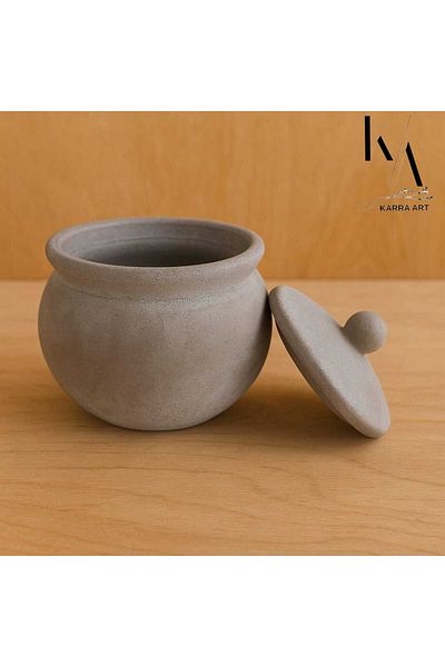 KARRA 250 Ml/Gr Gray Concrete Spice Bowl