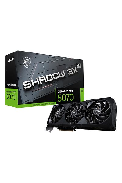 MSI Shadow 3X Geforce Rtx 5070 Oc 12Gb Gddr7 192Bit Hdmi/Dp Graphics Card