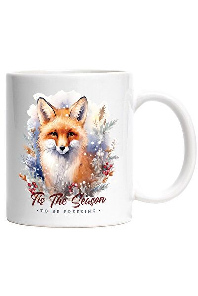 StoryGift Romania Cana cu vulpe cu mesajul "Tis the Season to be freezing", C...
