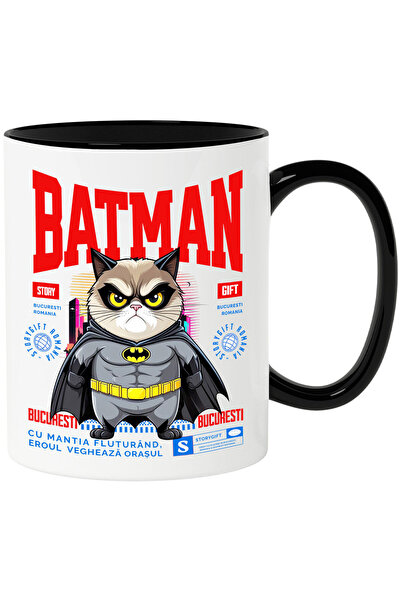 StoryGift Romania Cana cu Pisica Morocănoasă / Grumpy cat Pisica In Costum de...