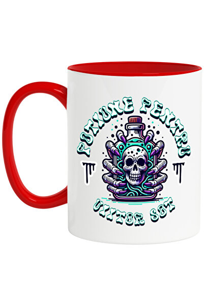 StoryGift Romania Cana potiune magica pentru viitor sot, haios sotie crazy , 330ml, Ceramic cu Man, Cu Maner Rosu