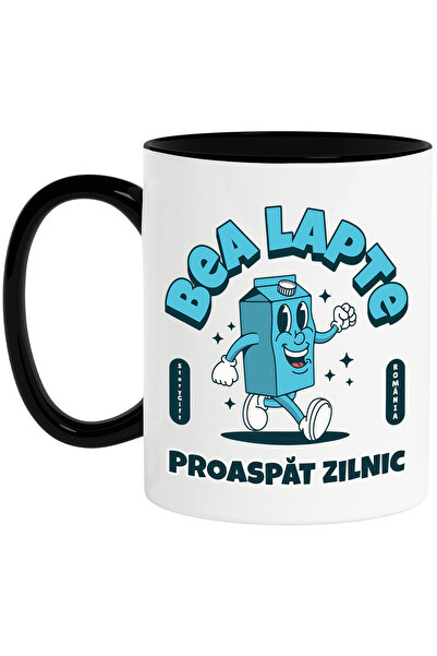 StoryGift Romania Cana Bea lapte proaspat zilnic cutie zambareata lapte, 330m...