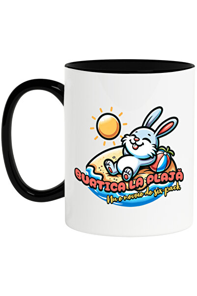 StoryGift Romania Cana Iepure pe plaja, burtica la soare nu e nevoie de six-p...