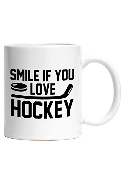 StoryGift Romania Cana cu mesajul "Smile if you love hockey" - zambeste daca ...