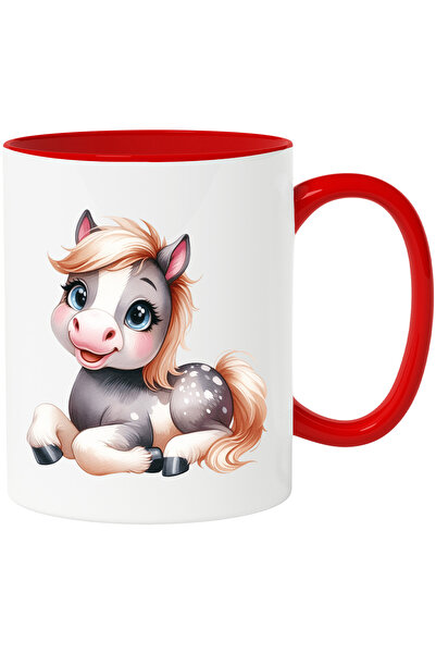 StoryGift Romania Cana cu o femela ponei fericita | ilustratie | sta degeaba ...