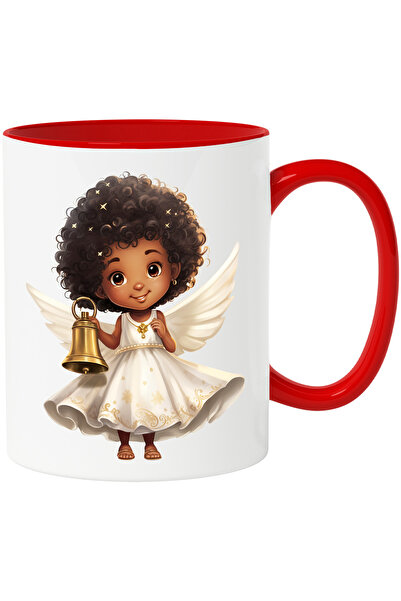 StoryGift Romania Cana cu o fetita de culoare cu aripi de ingeras | ilustrati...
