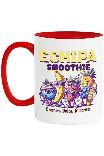 StoryGift Romania Smoothie Team Mug_ creamy, sweet, refreshing, 330ml, Cerami...