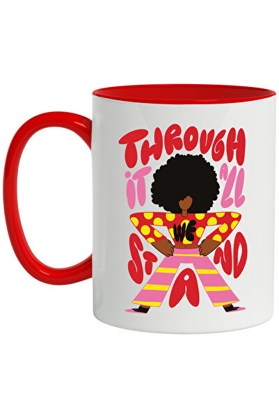 StoryGift Romania Cana Cu Mesaj Motivational Through It all We Stand, Afro, R...