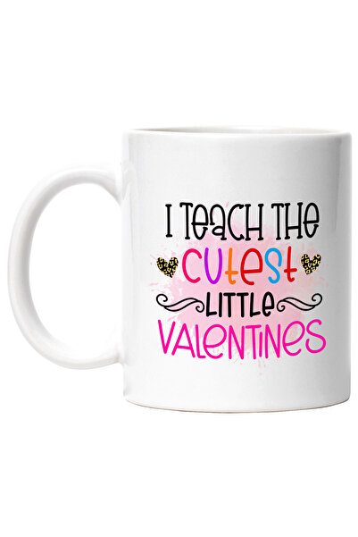 StoryGift Romania Cana cu mesajul "I teach the cutest little Valentines", ilu...
