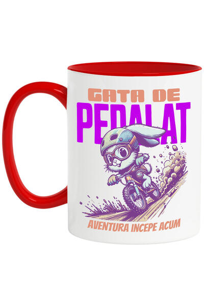 StoryGift Romania Cana cu Iepure Cu Echipament Protectie Ochelari Haios Pe Bi...