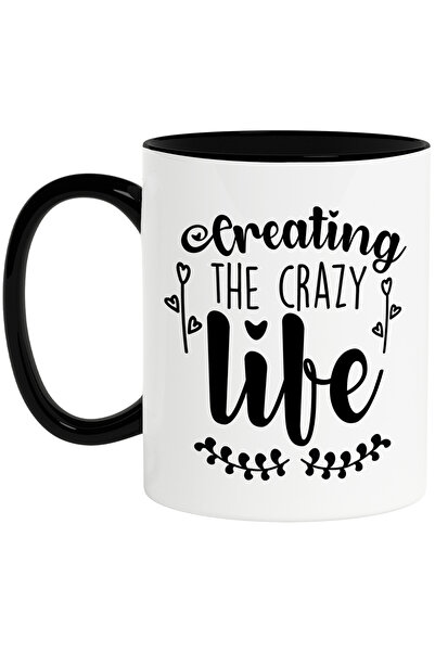 StoryGift Romania Cana cu mesaj in engleza "Creating the crazy life" - creand...