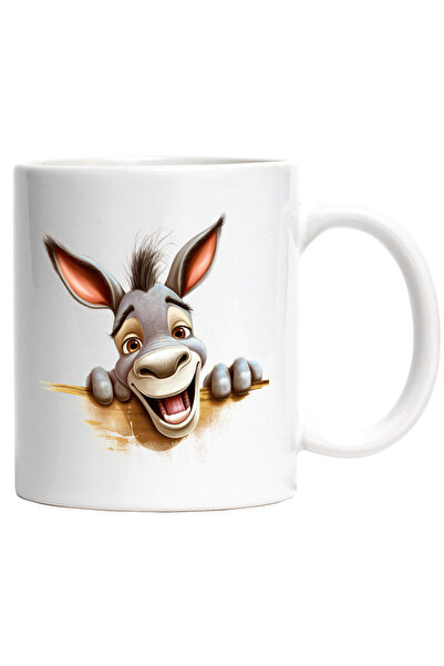 StoryGift Romania Cana cu un magar care se uita peste gard | animal supus | i...