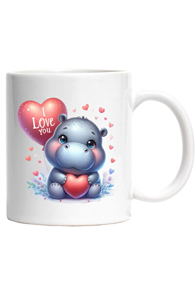 StoryGift Romania Cana cu un pui de hipopotam timid | ilustratie | animalut s...