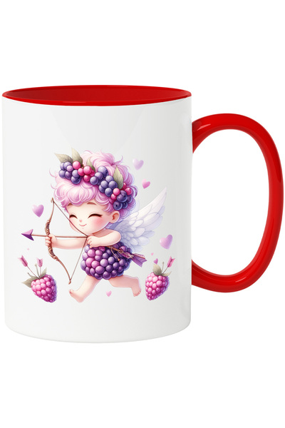 StoryGift Romania Cana cu un bebelus care trage cu arcul | ilustratie | Cupid...