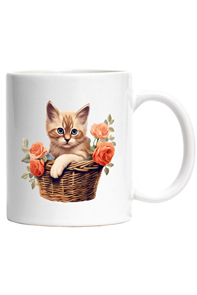 StoryGift Romania Cana cu o pisicuta care sta intr-un cosulet | ilustratie | ...