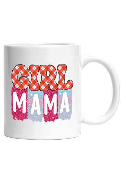StoryGift Romania Cana cu mesajul "Girl Mama", fata mamei, ilustratie, mama, ...