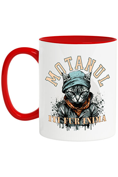 StoryGift Romania Cana motanul iti fura inima, pisica, Valentine's Day, 330ml...