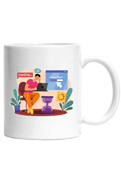 StoryGift Romania Cana Cu Birou, Timp, Clepsire, Laptop, Fisiere, Incarcare, ...