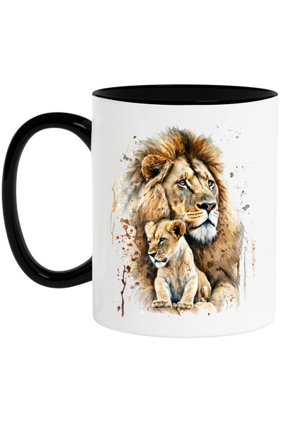 StoryGift Romania Cana cu un leu si cu puiul sau | afectiune | ilustratie | i...