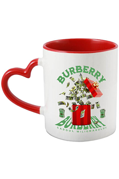 StoryGift Romania _Burberry_ Mug - Millionaire's Gift, 330ml, Ceramic with Re...
