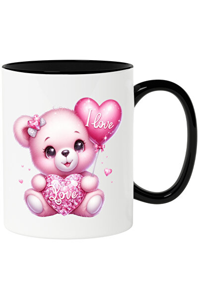 StoryGift Romania Cana cu o ursoaica de plus care zambeste | ilustratie | se ...