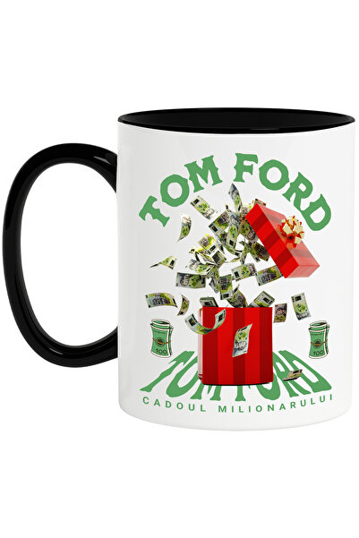 StoryGift Romania Mug _Tom Ford_ - Millionaire's Gift, 330ml, Ceramic with Bl...