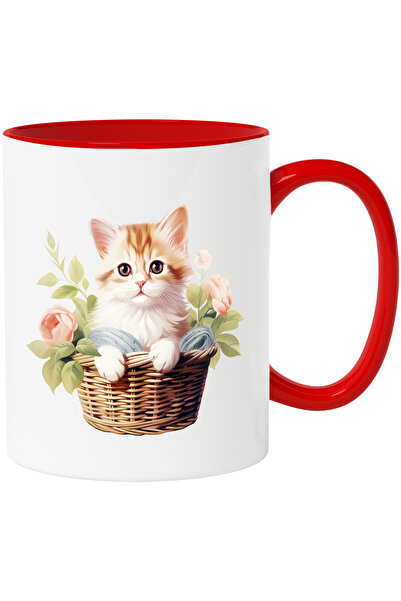 StoryGift Romania Cana cu o pisicuta care sta intr-un cosulet | ilustratie | ...