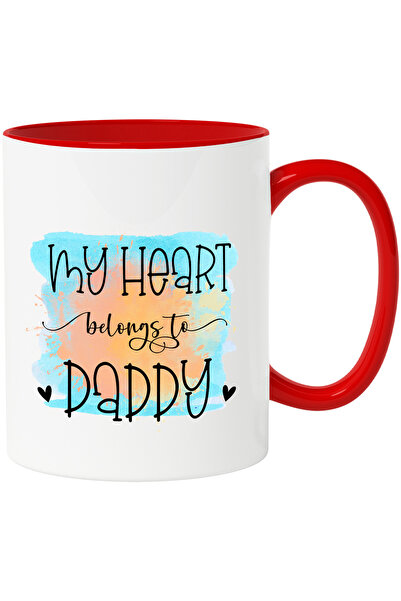 StoryGift Romania Cana cu mesajul "My heart belongs to daddy", inima ii apart...