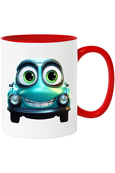 StoryGift Romania Cana Cu Masina, Desene, Zambaret, Disney,Ceramica, 330ml, c...