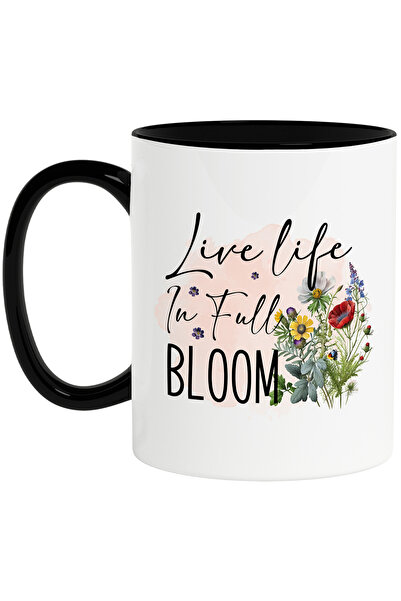 StoryGift Romania Cana cu mesajul "Live life in full bloom", traieste viata, ...