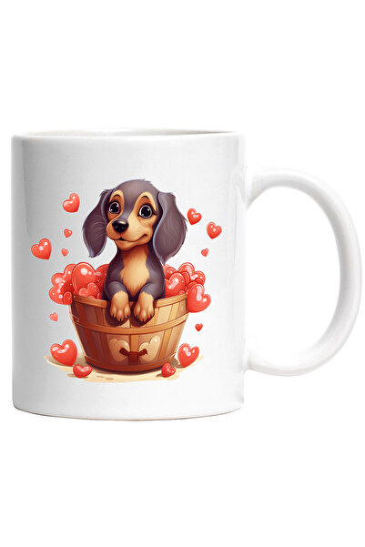 StoryGift Romania Cana cu un catelus care sta intr-o copaita | ilustratie | a...