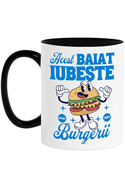 StoryGift Romania Cana cu Dubluchessburger Vesel Fast Food Text Haios Acest B...