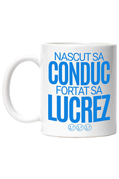 StoryGift Romania Cana cu Mesaj Haios Sad Face In Limba Romana Text Nascut sa...