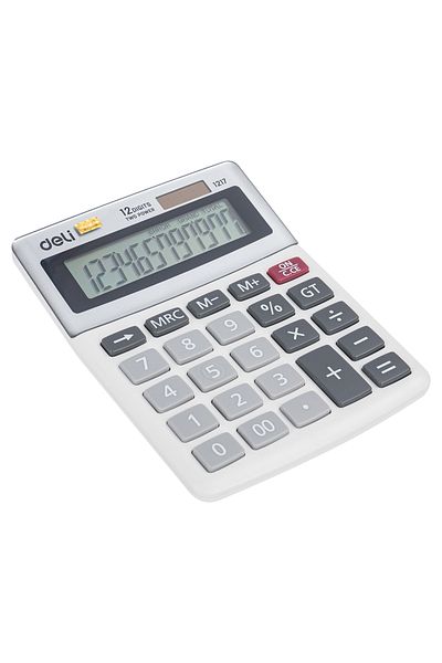 Deli Calculator Desktop 12 Digits 1217 Deli