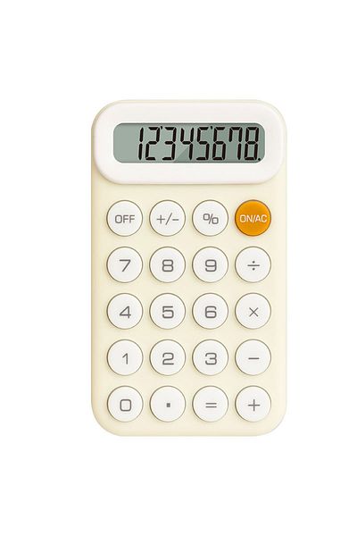 Deli Calculator Pocket 8 Digits M10 Yellow Deli