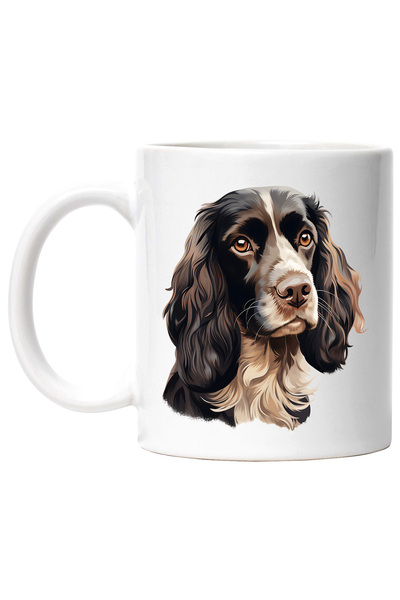 StoryGift Romania Cana cu un caine serios, ilustratie, privire oarecum trista...