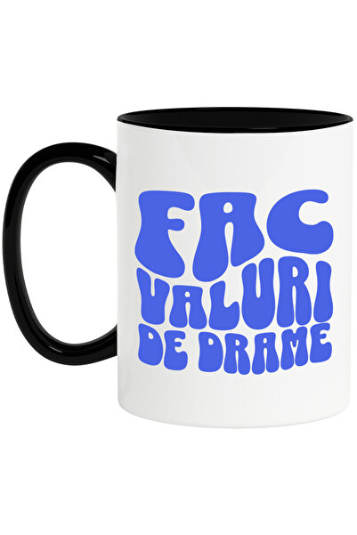 StoryGift Romania Cana fac valuri de drame, printesa femeie regina, 330ml, Ce...