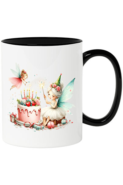 StoryGift Romania Cana cu 2 fetite cu aripi de zana | ilustratie | baghete ma...