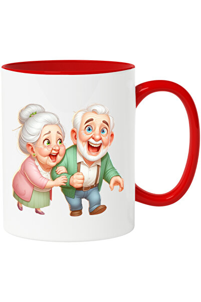 StoryGift Romania Cana cu o bunicuta si un bunic | ilustratie | rad de se pra...