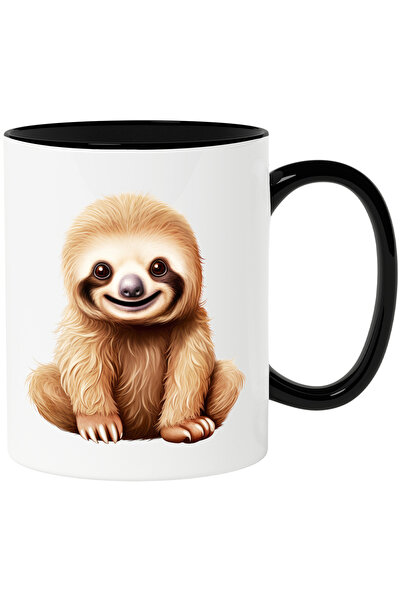StoryGift Romania Cana cu animalul Sloth/lenes fericit | ilustratie | zambet ...