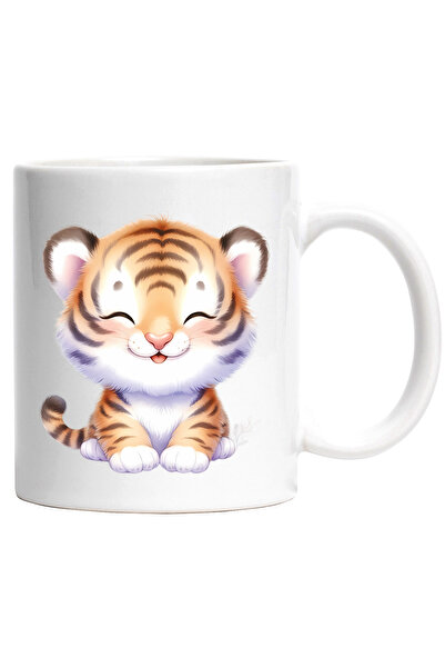 StoryGift Romania Cana cu un pui de tigru | ilustratie | vesel | cuminte | an...