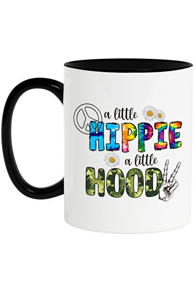 StoryGift Romania Cana cu mesajul "A little hippie, a little hood", stilul hi...