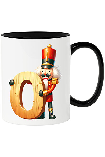 StoryGift Romania Cana cu un soldatel spargator de nuci care tine litera "O" ...