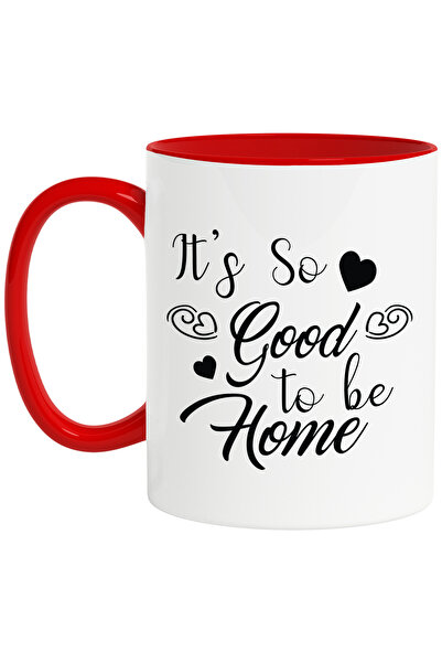 StoryGift Romania Cana pentru cei care au revenit acasa cu textul in engleza "It's so good to be h, Cu Maner Rosu