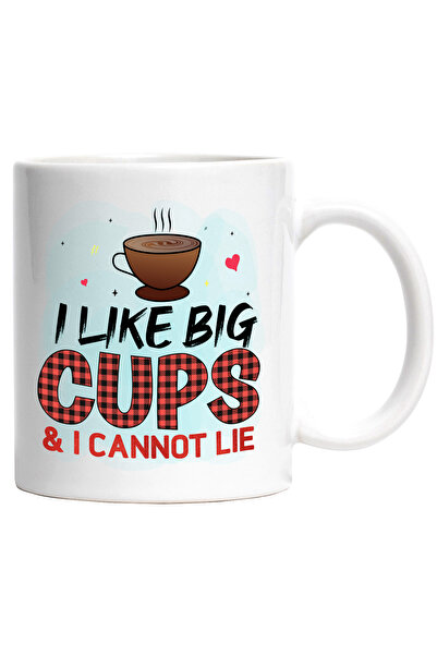 StoryGift Romania Cana cu mesajul "I like big cups & I cannot lie", ilustrati...