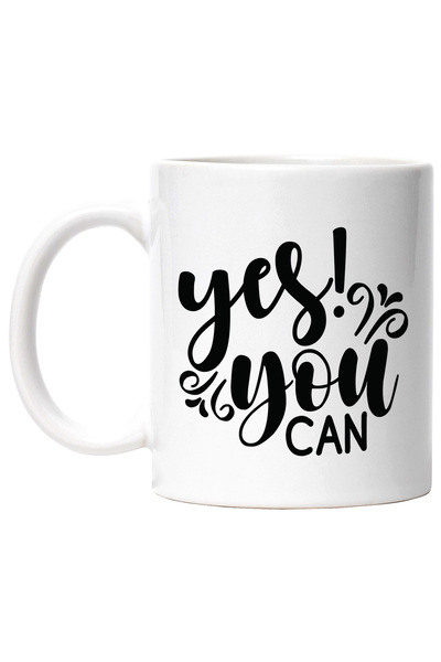 StoryGift Romania Cana cu mesaj motivational "Yes! You can" - da tu poti cu M...
