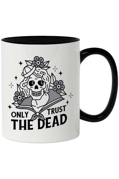 StoryGift Romania Cana Cu Mesaj In Engleza Only Trust The Dead, Incredere, Sc...