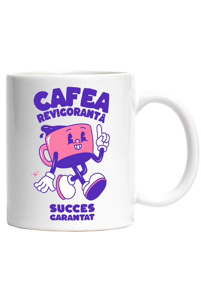 StoryGift Romania Cana Cafea Racoritoare, succes garantat energie , 330ml, Ce...